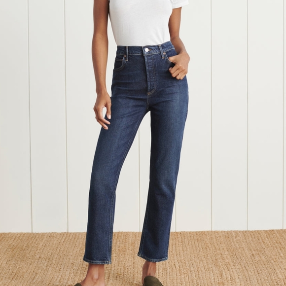 AGOLDE Riley High-Rise Slim Straight - Picture 1 of 10